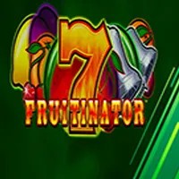 Fruitinator Jackpot King logo – Slots by Blueprint Gaming at Happyjokers Casino