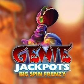 Jackpots logo of Genie Jackpots: Big Spin Frenzy from Blueprint Gaming at Happyjokers Casino