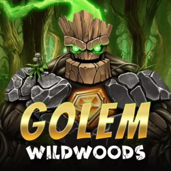 Golem Wildwoods slot logo by BF Games at Happyjokers Casino