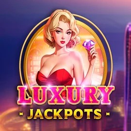 Luxury Jackpots slot visual from Triple Cherry available on happyjokers.dk