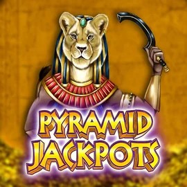 Pyramid Jackpots online game logo by King Show Games on happyjokers.dk