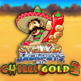 Stellar Jackpots with Chilli Gold x2 logo by Lightning Box Game at Happyjokers Casino